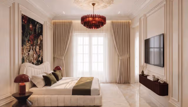 Godrej Florenne Elegant Guest Bedroom Chamber Interior