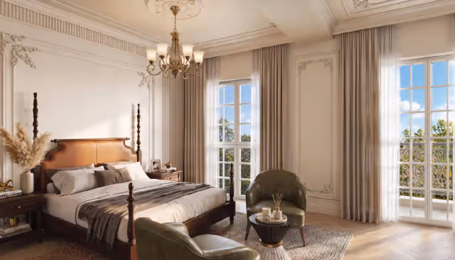 Godrej Florenne Master Bedroom Suite with French Balcony