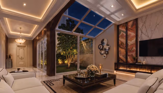 Godrej Florenne Private Multi-Level Row House Courtyard